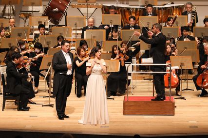 Lisette Oropesa as Soprano and Luca Salsi as Baritone in Concert at NBS Japan Performing Arts Foundation