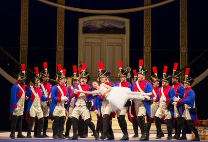 Lisette Oropesa as Marie in La fille du régiment at the Washington National Opera