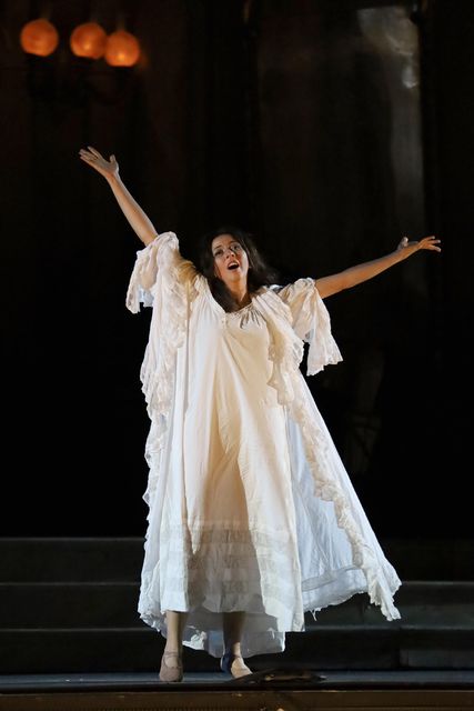 Lisette Oropesa as Violetta Valery in La traviata at Arena di Verona