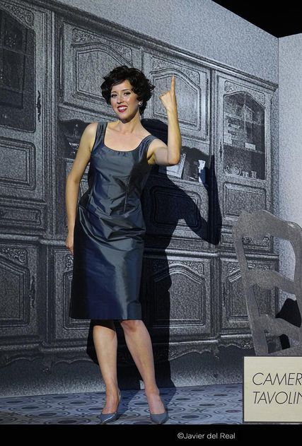 Lisette Oropesa as Fiorilla in Il Turco in Italia at Teatro Real