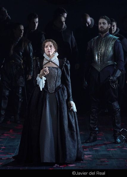 Lisette Oropesa as Maria Stuarda in Maria Stuarda at Teatro Real