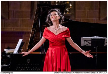 Lisette Oropesa as Soprano in Recital at Gstaad New Year Music Festival