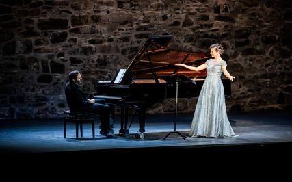 Lisette Oropesa as Soprano and Rubén Fernández Aguirre as Piano in Recital at Savonlinna Opera Festival