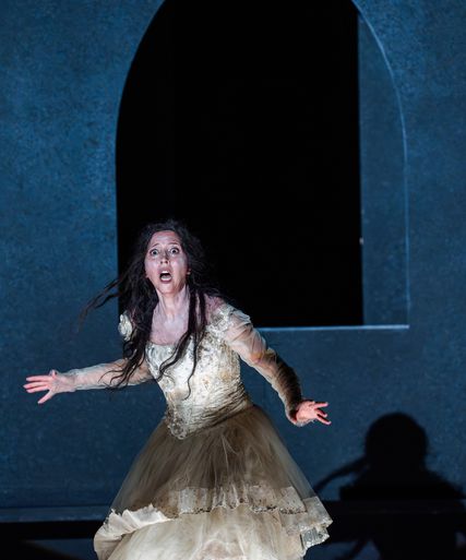 Lisette Oropesa as Elvira in I Puritani at Royal Opera House