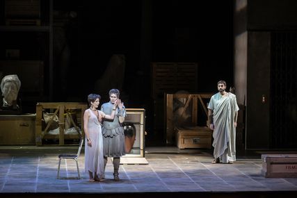 Lisette Oropesa as Cleopatra in Giulio Cesare at Opéra National de Paris