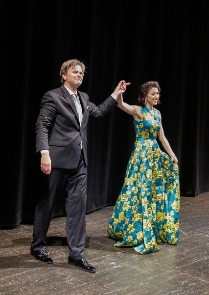 Lisette Oropesa and Christopher Franklin