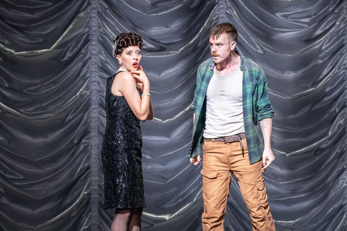 Lisette Oropesa and Rupert Charlesworth at 