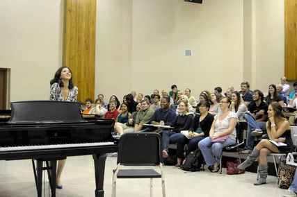 Lisette Oropesa in Masterclass at Louisiana State University