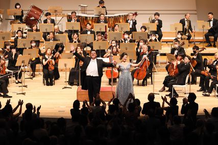 Lisette Oropesa as Soprano and Luca Salsi as Baritone in Concert at NBS Japan Performing Arts Foundation