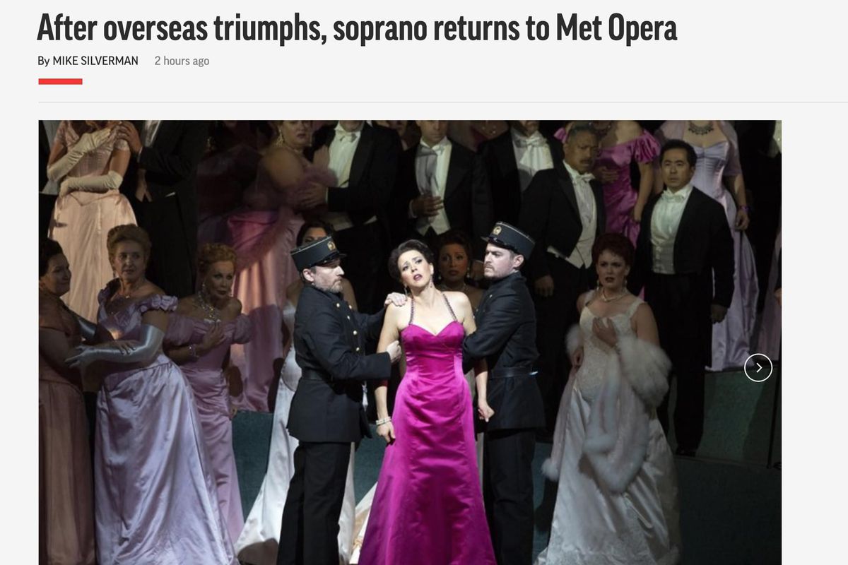 Lisette is interviewed in the Associated Press