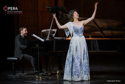 Lisette Oropesa as Soprano and Rubén Fernández Aguirre as Piano in Recital at Hungarian State Opera