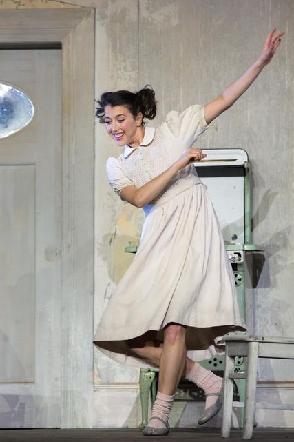 Lisette Oropesa as Gretel in Hansel and Gretel at Metropolitan Opera