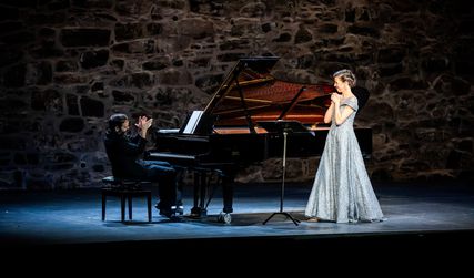 Lisette Oropesa as Soprano and Rubén Fernández Aguirre as Piano in Recital at Savonlinna Opera Festival