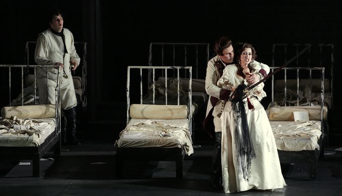 Lisette Oropesa, Claudio Pellegrini and Massimo Cavalletti at 