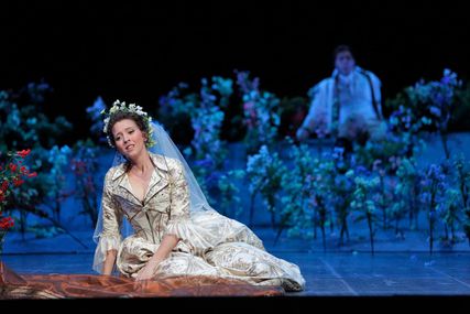 Lisette Oropesa as Susanna in Le Nozze di Figaro at Santa Fe Opera