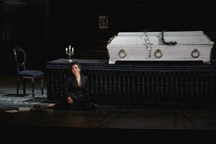 Lisette Oropesa as Amalia in I Masnadieri at Bayerische Staatsoper