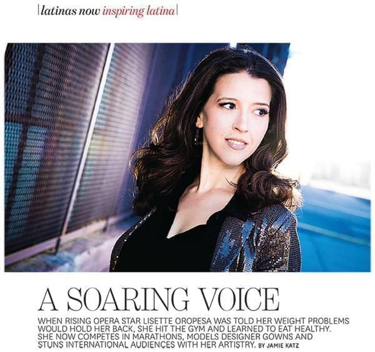 Lisette Oropesa in Latina Magazine