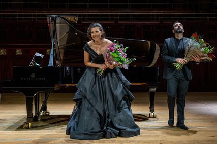 Lisette Oropesa as Soprano and Rubén Fernández Aguirre as Piano in Recital at Nachtigall Artists