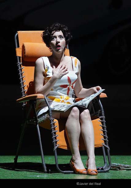 Lisette Oropesa as Fiorilla in Il Turco in Italia at Teatro Real
