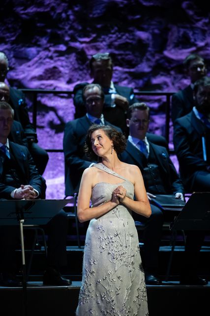 Lisette Oropesa as Norma in Norma at Savonlinna Opera Festival