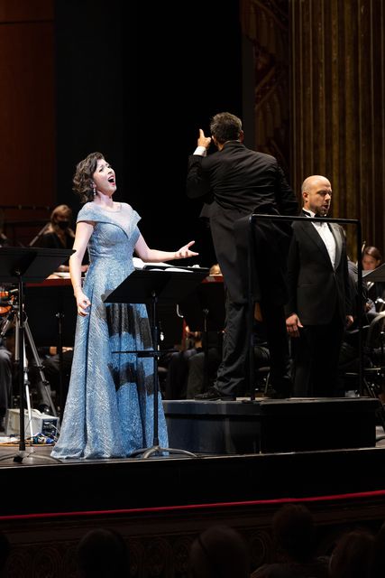 Lisette Oropesa as Elvira in I Puritani at Teatro di San Carlo