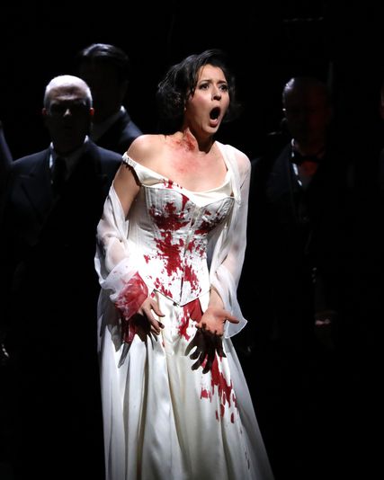 Lisette Oropesa as Lucia in Lucia di Lammermoor at Teatro alla Scala