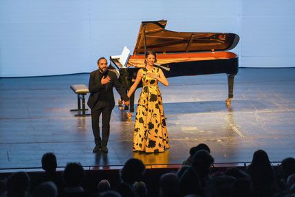 Lisette Oropesa as Soprano and Rubén Fernández Aguirre as Piano in Recital at Les Arts