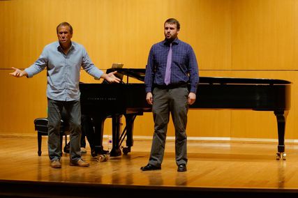 Paul Groves and Jonathan Ray in Masterclass at Louisiana State University
