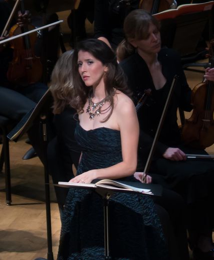 Lisette Oropesa as Amalia in I Masnadieri at Washington Concert Opera