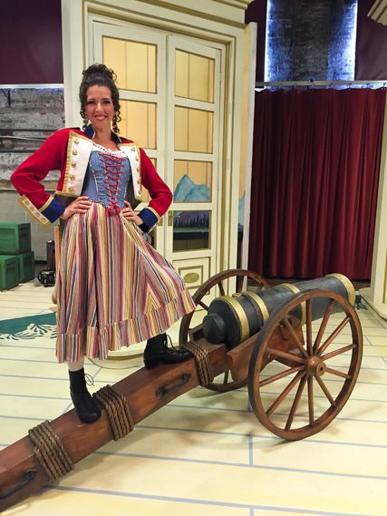 Lisette Oropesa as Marie in La fille du régiment at Pittsburgh Opera