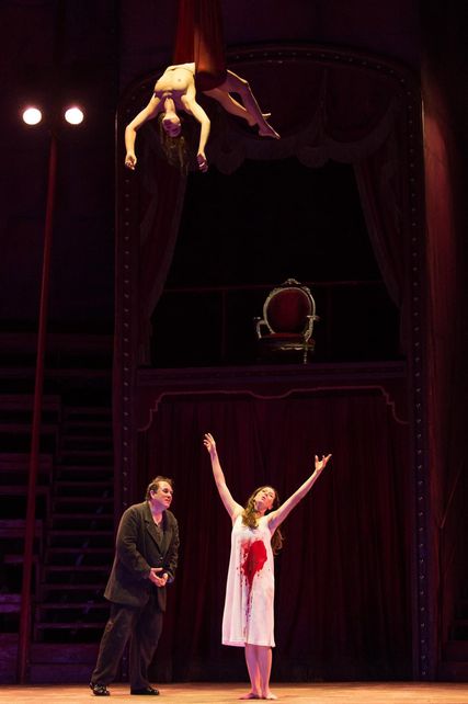 Lisette Oropesa as Gilda and Franco Vassallo as Rigoletto