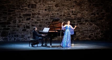 Lisette Oropesa as Soprano and Rubén Fernández Aguirre as Piano in Recital at Savonlinna Opera Festival