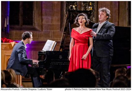 Lisette Oropesa as Soprano and Ludovic Tézier as Baritone in Recital at Gstaad New Year Music Festival