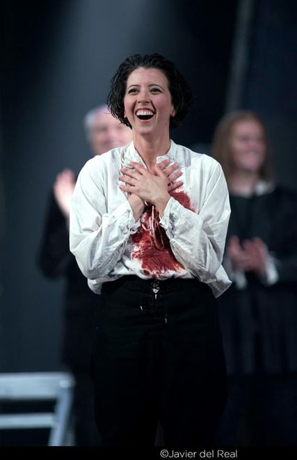Lisette Oropesa as Gilda in Rigoletto at Teatro Real