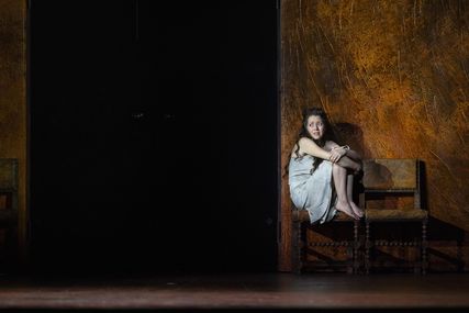 Lisette Oropesa as Gilda in Rigoletto at Royal Opera House