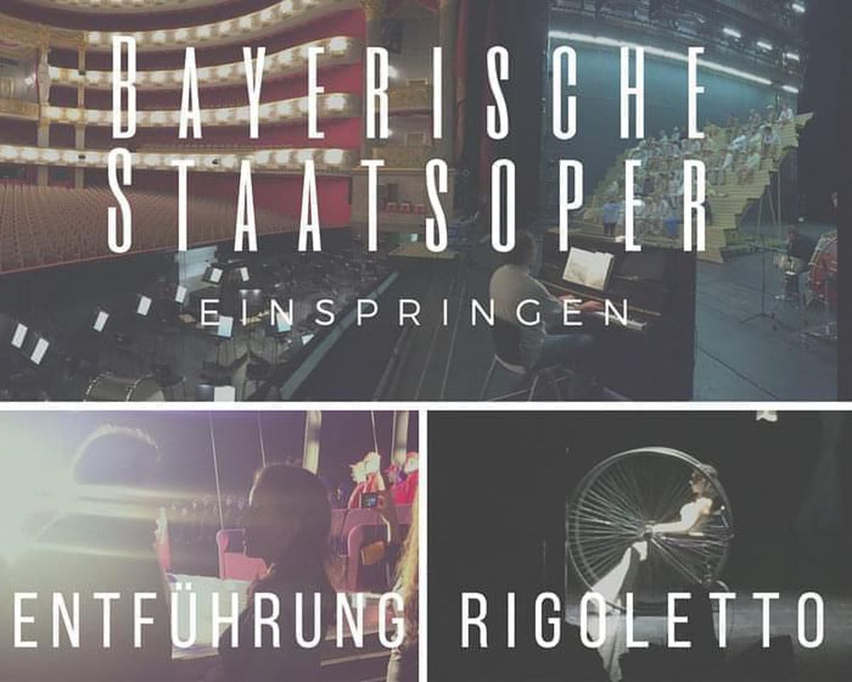 Lisette Oropesa in Rigoletto and Die Entführung aus dem Serail at the Bayerische Staatsoper in Munich.