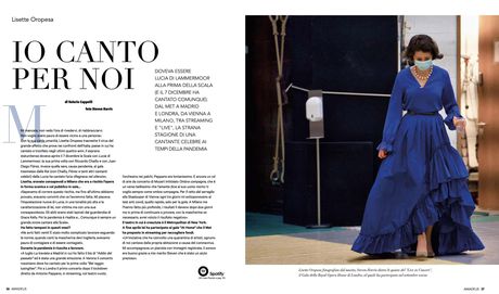 Lisette is interviewed in Amadeus Magazine