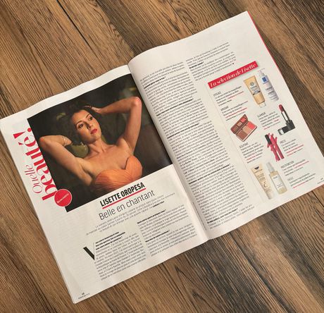 Lisette is interviewed in Point de Vue magazine