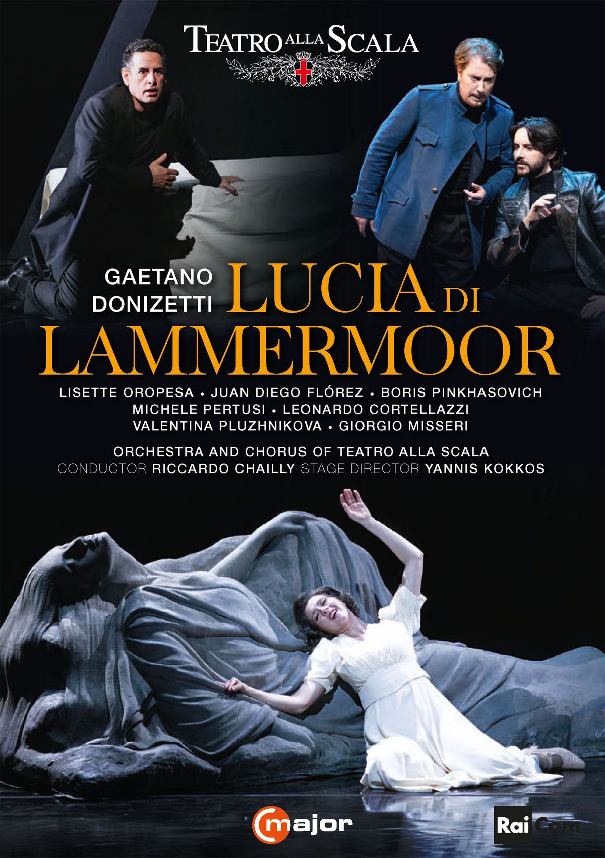 Lucia di Lammermoor DVD cover from Teatro alla Scala with Lisette Oropesa and Juan Diego Florez.