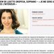Lisette Oropesa interviewed in Concert Classic