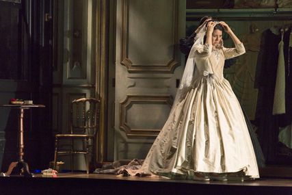 Lisette Oropesa as Lucia in Lucia di Lammermoor at Royal Opera House