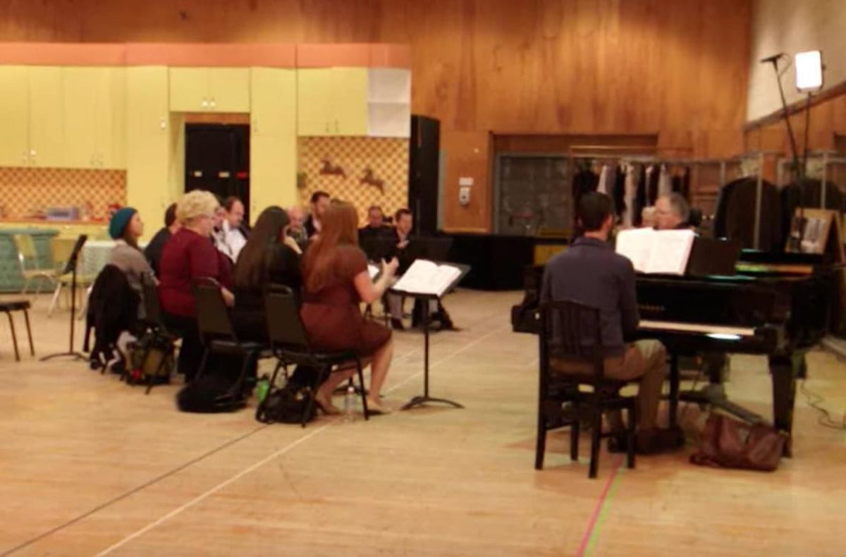 James Levine rehearses Falstaff at the Metropolitan Opera