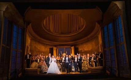 Lisette Oropesa as Violetta Valery in La traviata at Royal Opera House
