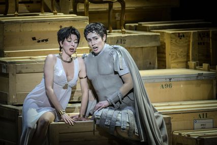 Lisette Oropesa as Cleopatra in Giulio Cesare at Opéra National de Paris