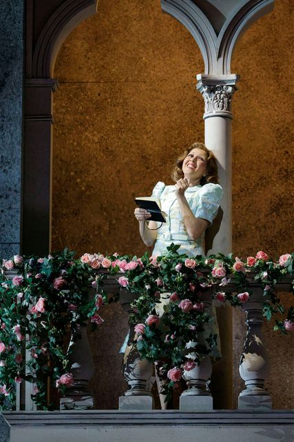 Lisette Oropesa as Gilda in Rigoletto at LA Opera