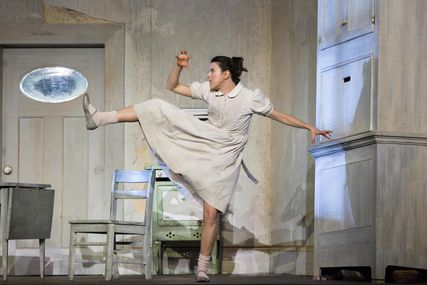 Lisette Oropesa as Gretel in Hansel and Gretel at Metropolitan Opera