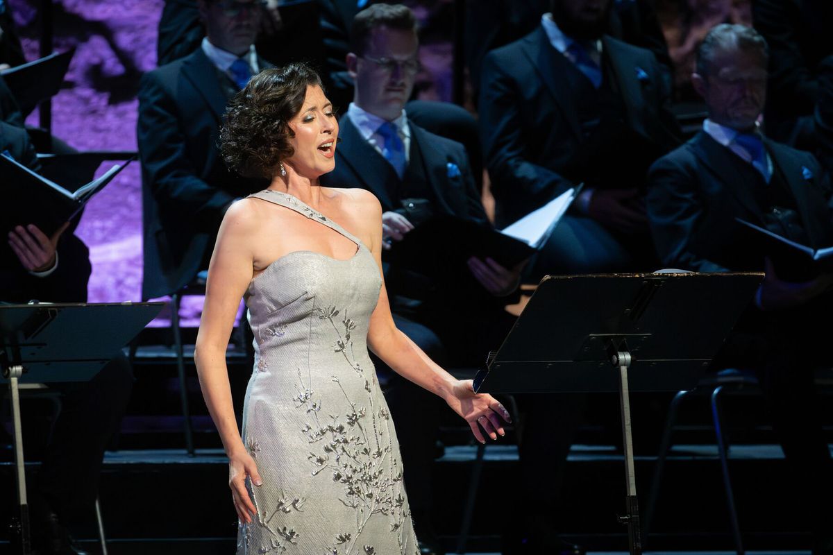 Lisette Oropesa singing Norma at the Savonlinna Opera Festival