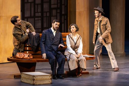 Lisette Oropesa as Manon and Carles Pachon as Lescaut in Manon at Les Arts