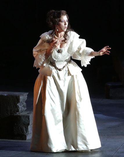Lisette Oropesa as Amalia in I Masnadieri at Teatro alla Scala