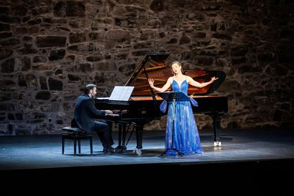 Lisette Oropesa as Soprano and Rubén Fernández Aguirre as Piano in Recital at Savonlinna Opera Festival